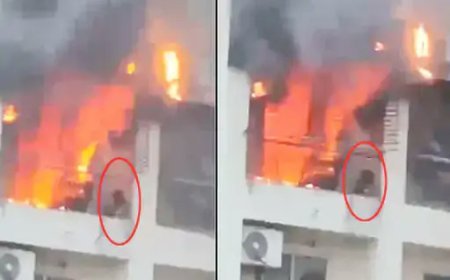 जिंदा जली बेटी..........25 मिनट तक बालकनी से बचाने के लिए चिल्लाती रही, कोई नहीं बचा सका