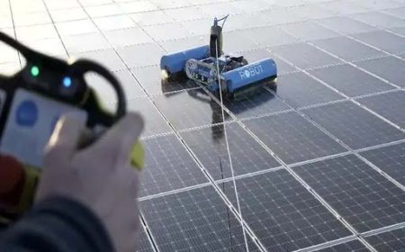 अनोखा रोबोट: भिलाई के इंजीनियरिंग स्टूडेंट्स ने बनाया......बिना पानी के हजारों सोलर पैनल की कर देगा सफाई