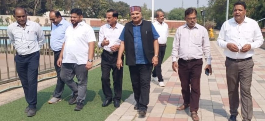 2 फरवरी को "थैंक्यू भिलाई" के आयोजन हेतु शपथ फाउंडेशन की कोर कमेटी ने कार्यक्रम स्थल शहीद उद्यान सेक्टर 5 का मुआयना किया