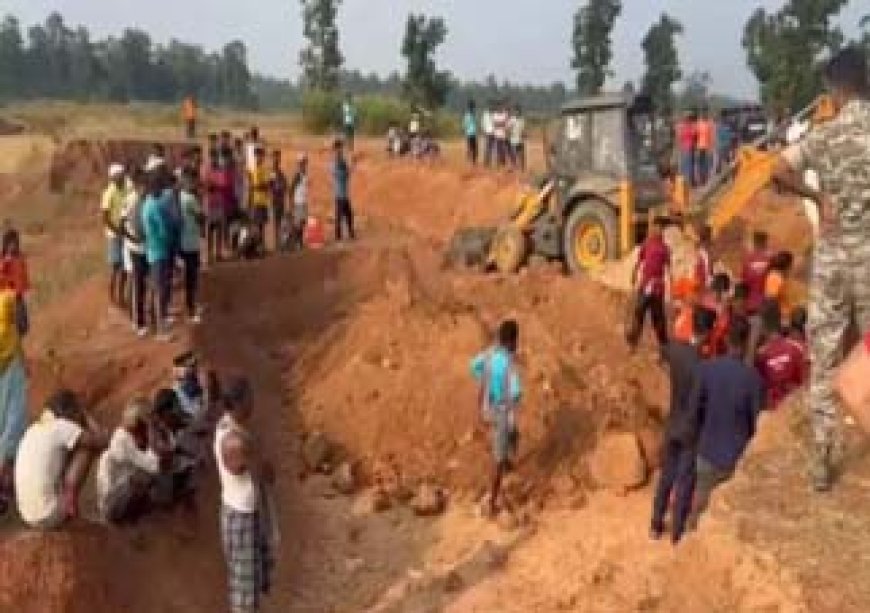 राख के ढेर में दबकर मां-बेटे समेत 3 की मौत:सिलतरा में राखड़ निकालते समय हादसा,1 बच्ची घायल;CM ने घायलों के इलाज का दिए