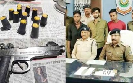 बिलासपुर पेट्रोल पंप में लूट की कोशिशः 4 आरोपी हुए गिरफ्तार, एक की तलाश जारी