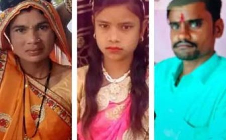 CG में भीषण सड़क हादसा, पति-पत्नी और बेटी की मौत:बाइक में सवार होकर मेला जा रहे थे, मेटाडोर ने मारी टक्कर; एक बेटी घायल