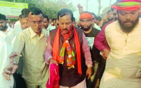 सीएम भूपेश का घर घेरने जा रहे सांसद और भाजपाईयों को पुलिस ने रोका