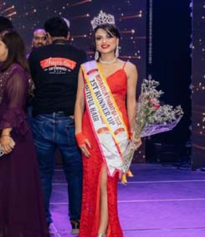 “बिलासपुर की बेटी विधि अटलांटा(यू एस ए)में मिसेज़ भारती सैकेण्ड रन अप बनी”