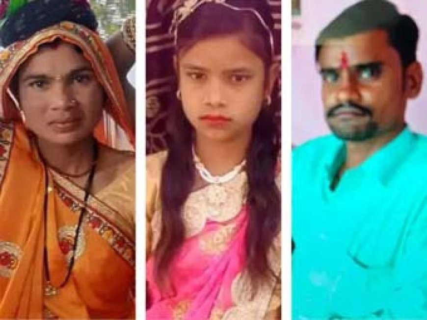 CG में भीषण सड़क हादसा, पति-पत्नी और बेटी की मौत:बाइक में सवार होकर मेला जा रहे थे, मेटाडोर ने मारी टक्कर; एक बेटी घायल