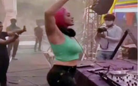 रायपुर में इटली की DJ ओली के कार्यक्रम में बवाल:विदेशी लड़की बजा रही थी गाने, डांस करते भिड़ गए लड़के-लड़कियां, पुलिस ने रुकवाया आयोजन
