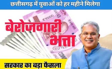CG BREAKING : बेरोजगारों को अप्रैल से मिलेगा बेरोजगारी भत्ता, नियम व शर्तों के साथ रोजगार विभाग का आदेश जारी        