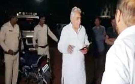 कलेक्टर के आदेश के बाद हो रहा बोर खनन:एसडीएम ने पकड़ा तो कार्रवाई रोकने पहुंच गए दुर्ग विधायक