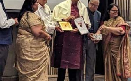 चित्रा मुद्गल को वेदव्यास और प्रताप सहगल को वागीश्वरी....गिरीश पंकज को दिल्ली में मिला साहित्य विभूषण सम्मान