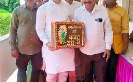 महापौर धीरज बाकलीवाल ने पेश किया दुर्ग निगम का बजट