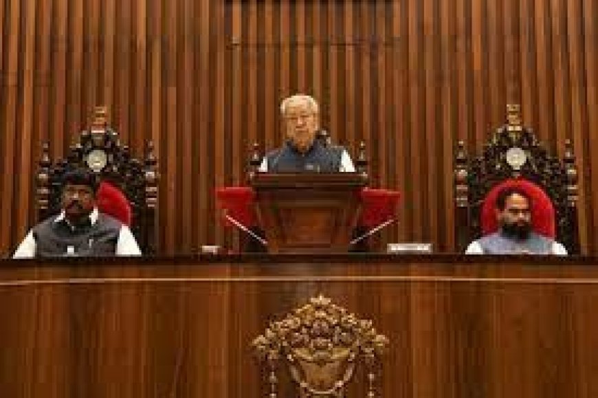 बजट सत्र की कार्यवाही गुरुवार तक के लिए स्थगित:राज्यपाल बिस्वा भूषण ने 20 मिनट की स्पीच में राज्य सरकार की योजनाओं को सराहा