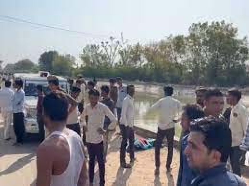 पति-पत्नी ने 5 बच्चों समेत नहर में कूदकर जान दी:सभी 7 शव निकाले गए, 6 के हाथ आपस में बंधे थे