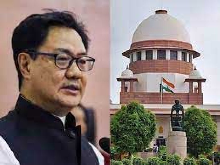 रिटायर्ड जजों को किरेन रिजिजू की चेतावनी- न्यायपालिका और सरकार के बीच पैदा कर रहे गलतफहमी, होगी कार्रवाई