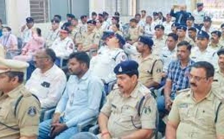 पुलिसकर्मियों के लिए लगा फ्री हेल्थ चेकअप कैंप, जवानों ने परिवार संग कराई जांच