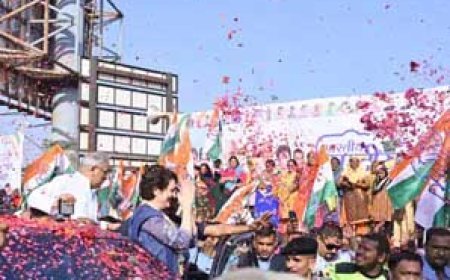 आज बस्तर दौरे पर रहेंगी प्रियंका गांधी:कांग्रेस के 'भरोसे का सम्मेलन' कार्यक्रम में होंगी शामिल, 1 लाख से अधिक लोगों को जुटाने का लक्ष्य