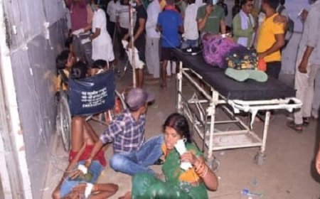 चाट और गुपचुप खाने से 150 लोग फूड प्वाइजनिंग के शिकार...मेडिकल कॉलेज अस्पताल में भर्ती