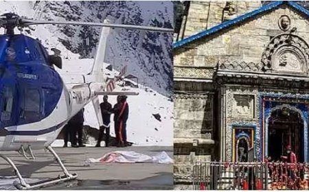 केदारनाथ धाम में हुआ हादसा, हेलीकॉपटर से उतरने के बाद ब्लेड से अफसर का कटा गला, हुई दर्दनाक मौत