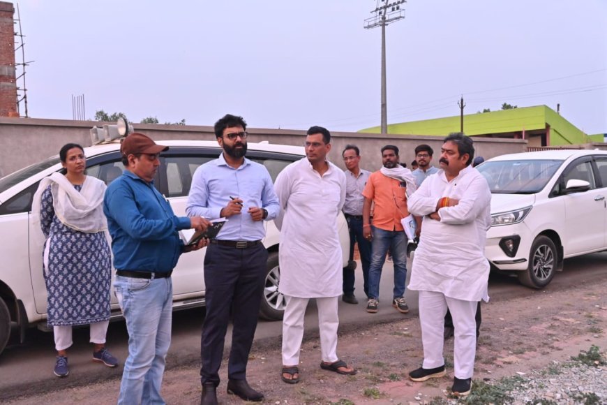 *अत्याधुनिक हार्डवेयर एंड सॉफ्टवेयर सुविधा सहित भिलाई में तैयार होगा बीपीओ, युवाओं को मिलेगा रोजगार, महिलाओं को रोजगार देने के लिए तैयार होगा गारमेंट फैक्ट्री, 1500 लोगों को रोजगार देने की तैयारी, विधायक देवेंद्र यादव, महापौर नीरज पाल एवं निगमायुक्त रोहित व्यास ने स्थल का किया निरीक्षण*