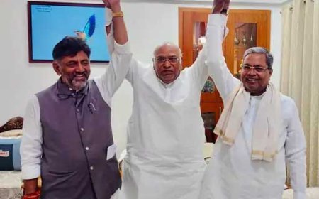 कर्नाटक में सिद्धारमैया CM, शिवकुमार डिप्टी होंगे:बहुमत हासिल करने के 5 दिन बाद कांग्रेस का ऐलान; डीके बोले- पार्टी हित में राजी हुआ