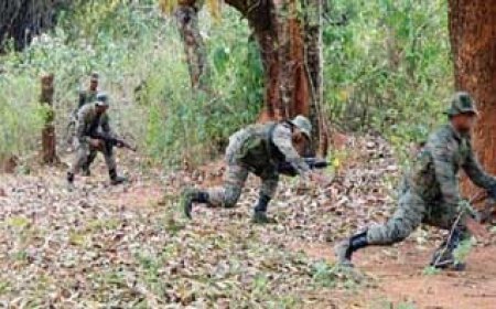 बिजापुर जिले में पुलिस-नक्सली में मुठभेड़, 2 जवान घायल