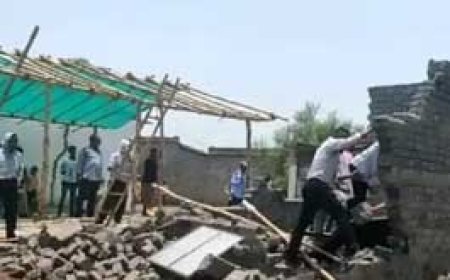 अतिक्रमण के खिलाफ बीएसपी का एक्शन:आधा एकड़ जमीन से हटाया कब्जा, खटाल बनाकर दूध का किया जा रहा था व्यापार