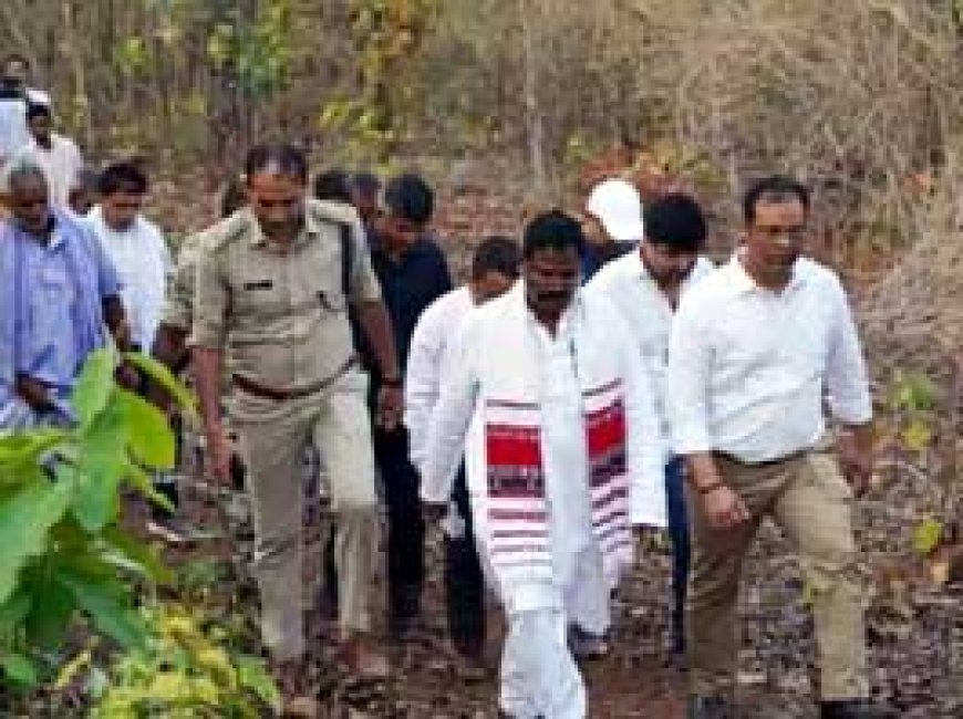 चुनाव करीब आते ही पहाड़ चढ़ने लगे नेताजी:ना धूप की परवाह, ना धूल की, तपती दोपहरी में झोपड़ियों में बीता रहे दिन