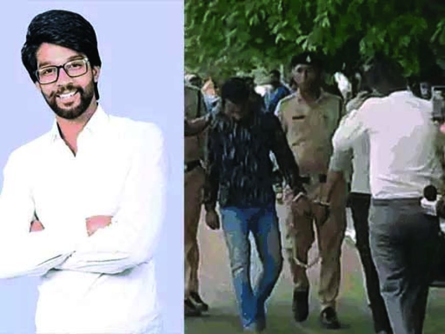 रायपुर में NSUI नेता को मारा चाकू:शराब के लिए पैसे मांगे, नहीं दिया तो जमकर पीटा भी; पुलिस ने पकड़कर निकाला जुलूस