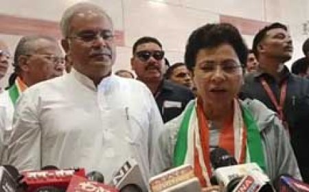 'दुख होता है कि रमन को BJP ने दरकिनार किया':संभागीय सम्मेलन में बोलीं कुमारी सैलजा-अमित शाह सिर्फ जुमलेबाजी करने आ रहे और कुछ नहीं