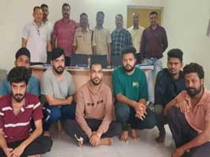 दुर्ग और बिलासपुर पुलिस ने की ऑनलाइन सट्टा पर कार्रवाई:बिलासपुर में दो पैनल चलाते हुए 7 और विशाखा पट्टनम से भी 7 आरोपी गिरफ्तार