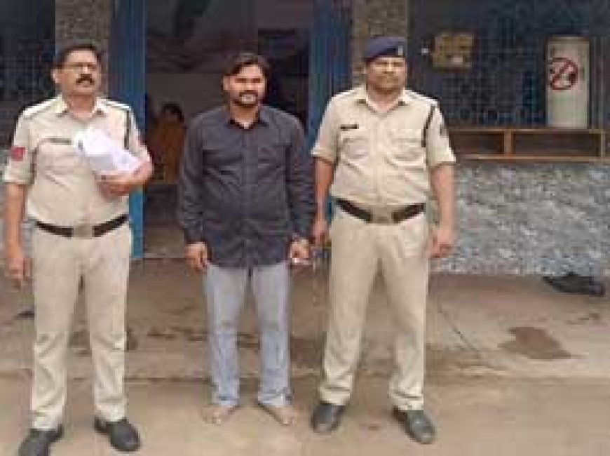 कलेक्टर का स्टेनो बनाने के नाम पर ठगी:6 लाख रुपए में की थी नौकरी दिलाने की डील, आरोपी अरेस्ट