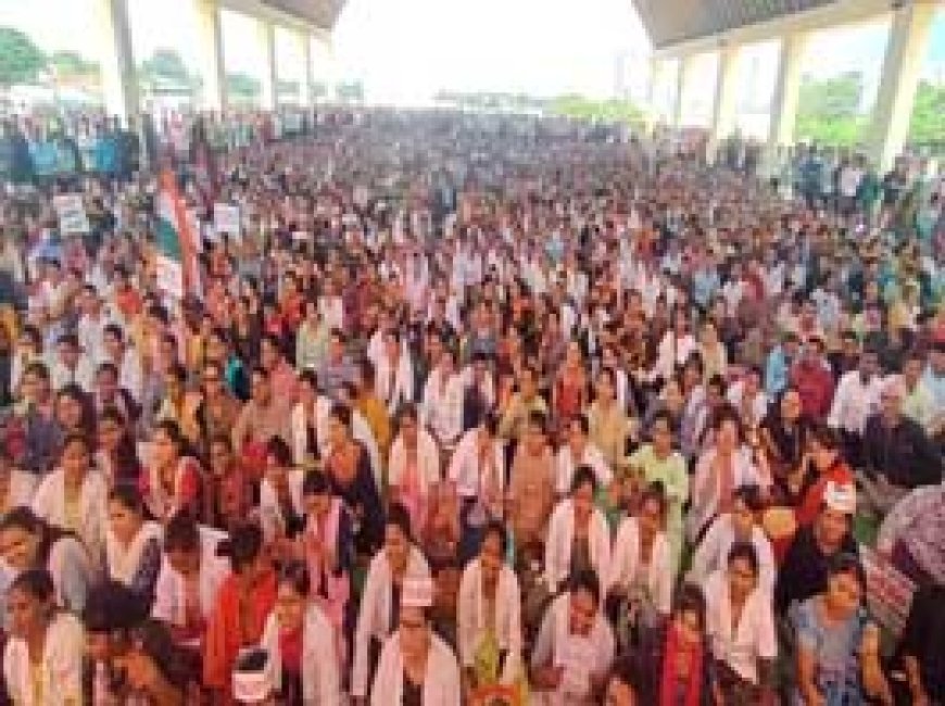 छत्तीसगढ़ में स्वास्थ्य कर्मचारियों पर एस्मा लागू:सरकार का ऐलान हड़तालियों पर होगी कार्रवाई, विरोध में आज हजारों संविदाकर्मी करेंगे जल सत्याग्रह