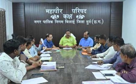 डेंगू रोकथाम के लिए चलाया जा रहा सघन अभियान, महापौर ने बैठक लेकर स्वास्थ्य विभाग द्वारा किए जा रहे कार्यो की समीक्षा किए