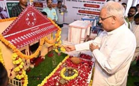 मुख्यमंत्री ने दी बस्तर जिले को 637 करोड़ रूपए के विकास कार्यों की दी सौगात...