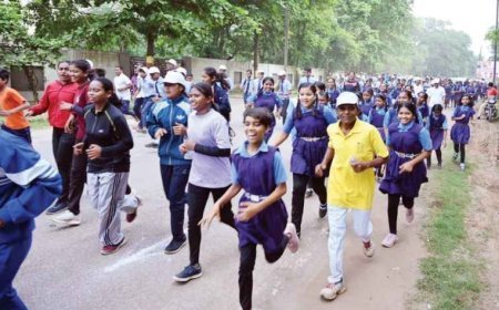 जिले में सद्भावना दौड़ का हुआ आयोजन उत्साह से सभी ने लगाई दौड़