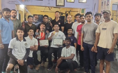 शांति नगर व्यायाम शाला से 29 वी इंडियन राष्ट्रीय बेंच प्रेस एवं डेडलिफ्ट चैंपियनशिप भिलाई में  सुदीप चंद्र विश्वास ने 120 किलो बेंच प्रेस लगाकर प्रथम स्थान हासिल किया