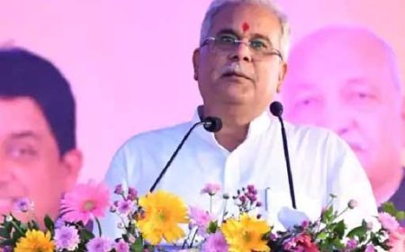 'भीड़ नहीं आई तो रद्द किया दौरा':शाह के नहीं आने पर CM भूपेश का तंज, कहा- दुर्ग का कार्यक्रम भी था फ्लॉप