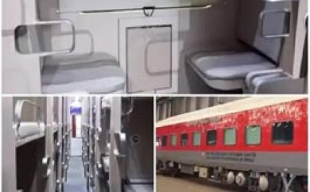 रेलवे ने 18 ट्रेनों में लगाया थर्ड एसी इकोनामी कोच:दुर्ग से चलने वाले 7 एक्सप्रेस गाड़ियों में दी जा रही है सुविधा