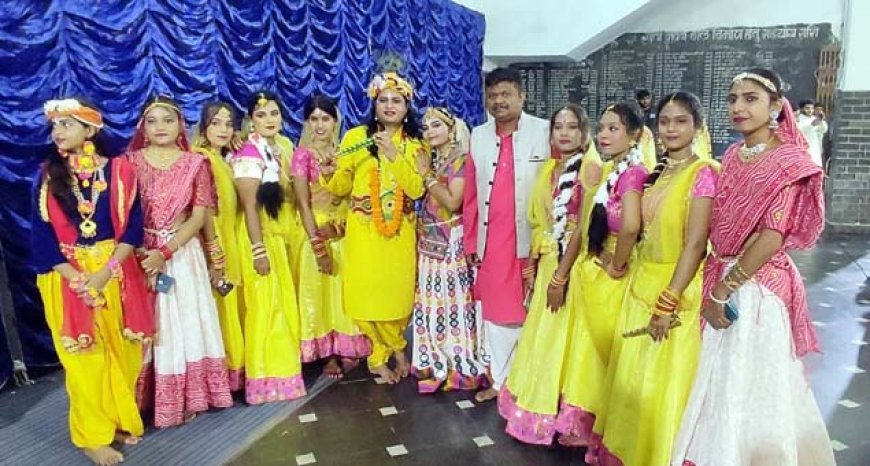 भिलाई स्टील सिटी राधा कृष्ण मंदिर सेक्टर 6 भिलाई में जन्माष्टमी की धूम...
