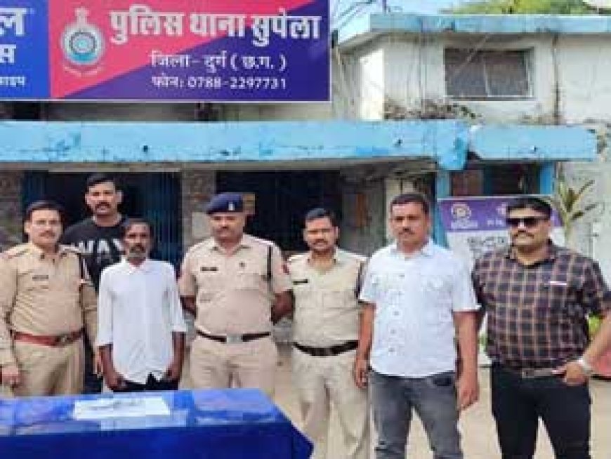 खूंखार क्रिमिनल वीरेंद्र सेन गिरफ्तार:रिवॉल्वर दिखाकर अवैध वसूली करते पुलिस ने पकड़ा; सिपाही को भी मार चुका है गोली