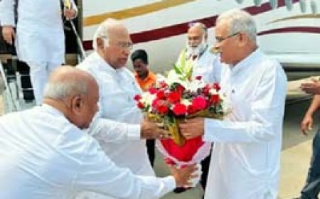 8 महीने में कांग्रेस अध्यक्ष का पांचवां छत्तीसगढ़ दौरा....रायगढ़ में 'भरोसे का सम्मेलन' में होंगे शामिल