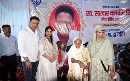 स्व. सरदार बीरा सिंग की चतुर्थ पुण्यतिथि पर SBS हॉस्पिटल, भिलाई एवं हैवी ट्रांसपोर्ट कंपनी (HTC) के तत्वाधान में प्रार्थना सभा आयोजित...