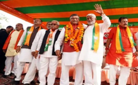 दुर्ग के सभी 6 बीजेपी प्रत्याशियों ने दाखिल किया नामांकन.... इस दौरान रैली निकालकर शक्ति प्रदर्शन भी किया....