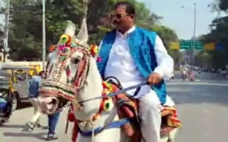 'घोड़ा वाला' के नाम से चर्चित सरपंच लड़ेंगे चुनाव:कांग्रेस से बगावत कर JCCJ में शामिल हुए निर्मल, अब प्रबुद्ध रिपब्लिकन पार्टी से भरा नामांकन