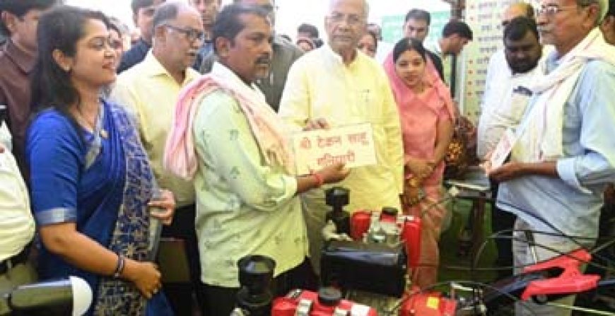 किसान योजनाओं का लाभ उठाकर बनें आत्मनिर्भर – गृहमंत्री ताम्रध्वज साहू