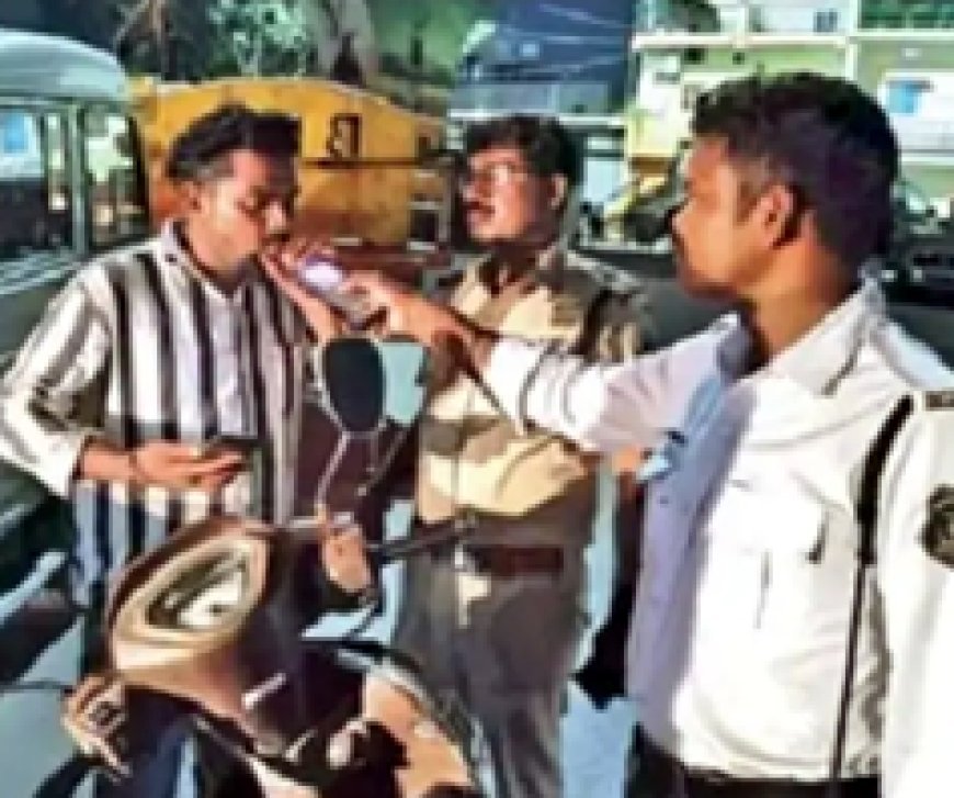 तेलीबांधा में आधी रात लगातार विवाद के बाद पुलिस फील्ड में उतरी, नशे में ड्राइव करने वालों के वाहन जब्त