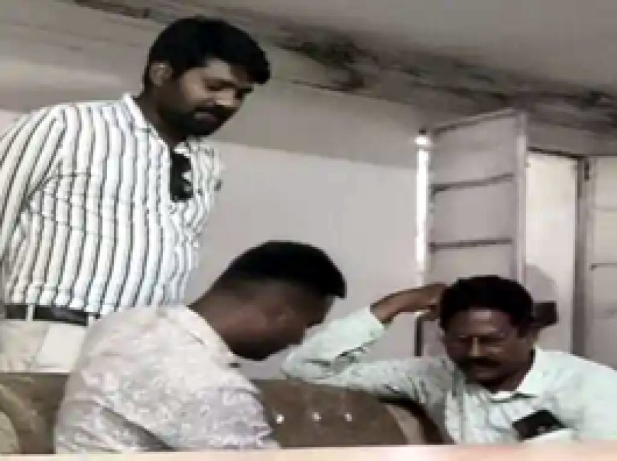 बीजेपी की वॉल पें​टिंग मिटा रहे निगम कर्मियों की​ पिटाई....कर्मचारी बोले- नशे में दो लोगों ने गाली-गलौज की, फिर लाठी और हॉकी-स्टिक से पीटा