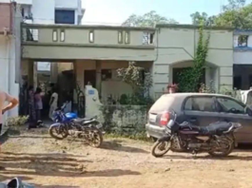 रायपुर में मीडिया कर्मी के घर चोरी:मॉर्निंग वॉक में निकले थे, चोर ने आराम से कोल्डड्रिंक पीते हुए की चोरी...