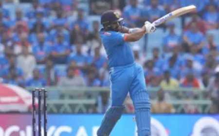 भारत Vs न्यूजीलैंड सेमीफाइनल:रोहित वर्ल्ड कप में सबसे ज्यादा छक्के जमाने वाले खिलाड़ी, गेल का रिकॉर्ड तोड़ा; स्कोर 61/0