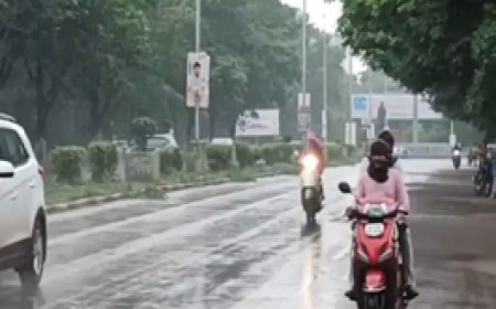 बारिश ने भिगाया, ठंड ने कंपकपाया:दिनभर हुई हल्की बारिश से गिरा तापमान, कल भी बादल छाए रहने के आसार