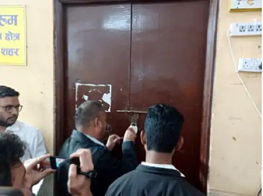 दुर्ग जिले में मतपेटियां स्ट्रॉन्ग रूम में सील:24 घंटे निगरानी में तैनात रहेंगे जवान